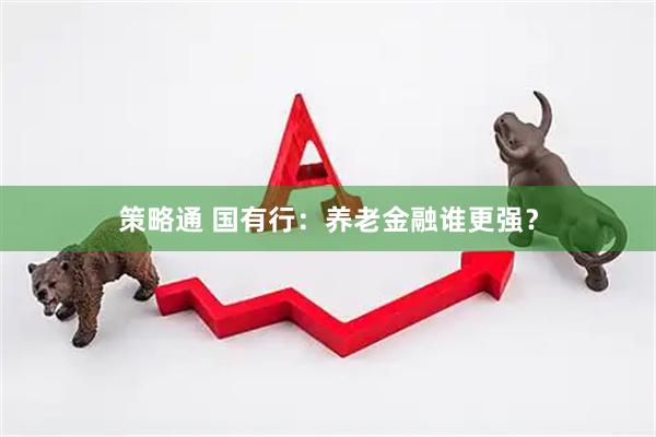 策略通 国有行：养老金融谁更强？